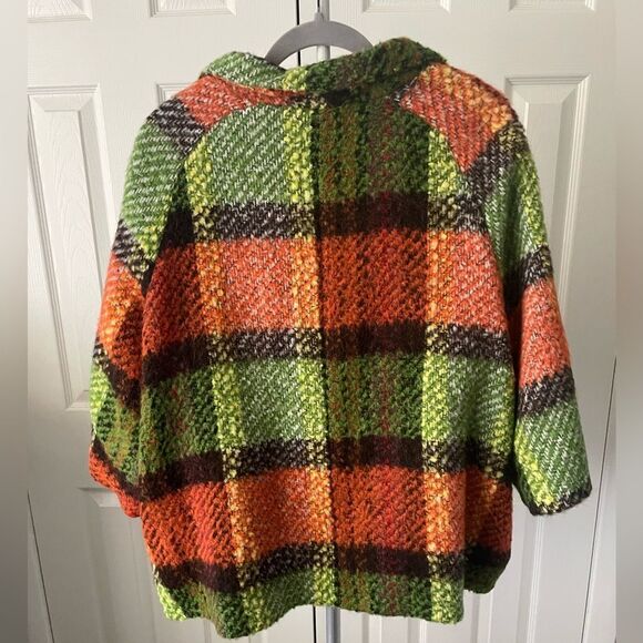 Motel Rocks Multicolor Plaid Jacket Size Large - Picture 2 of 7